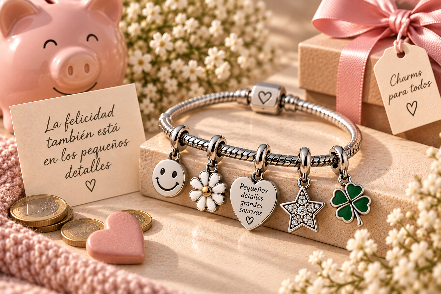 Charms baratos para pulseras