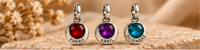 Charms de meses para pulseras
