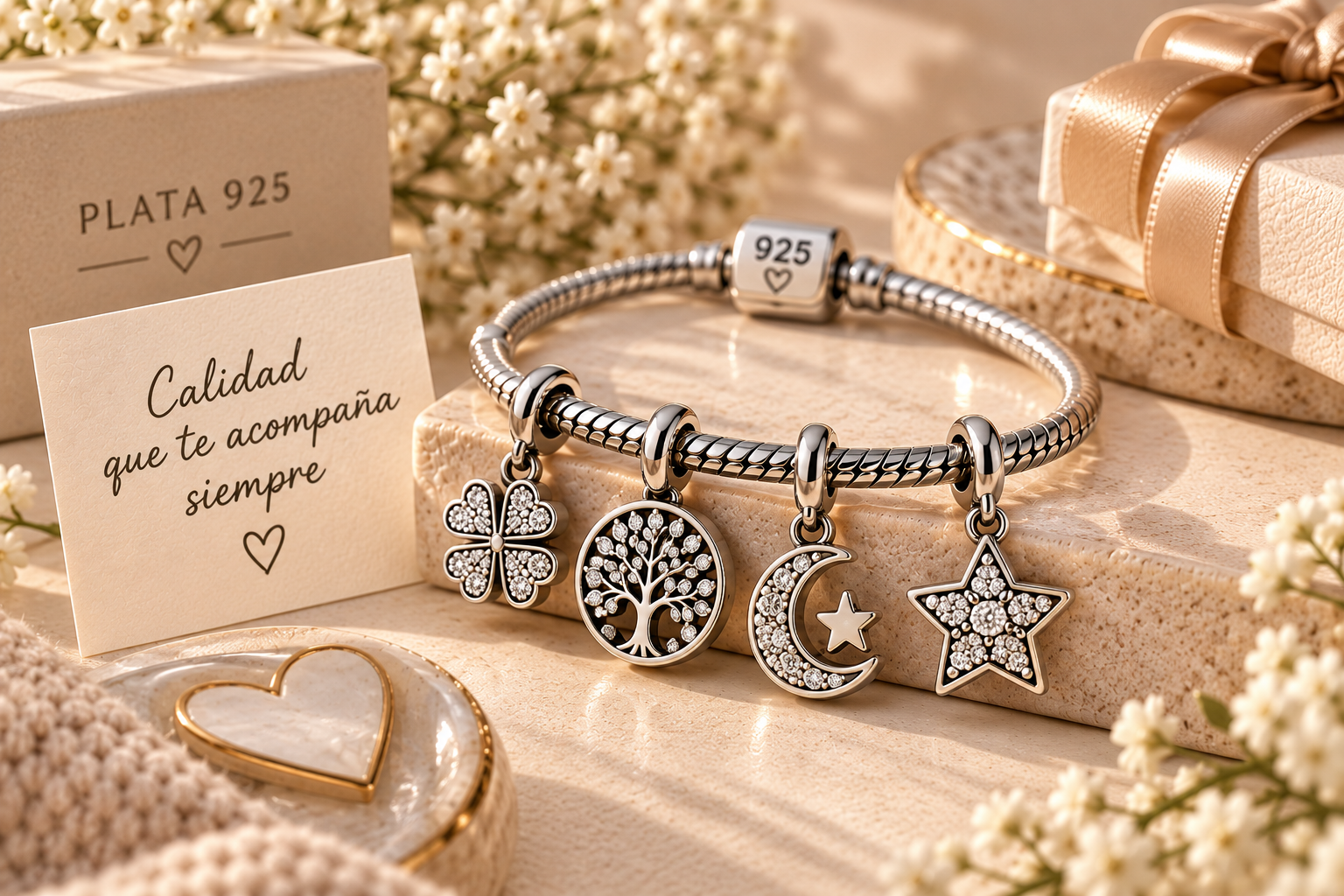 Charms de plata 925 para pulseras